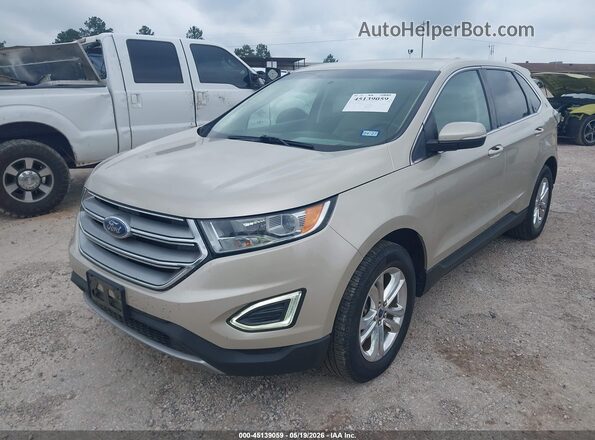 2FMPK3J80HBB10499 2017 FORD EDGE Tan Front left
