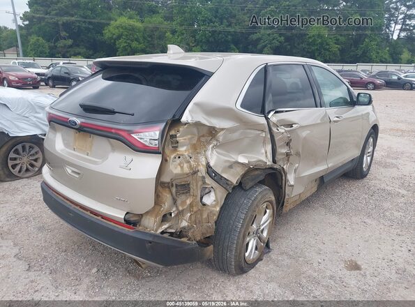 2FMPK3J80HBB10499 2017 FORD EDGE Tan Rear right