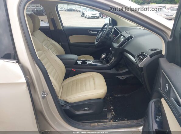 2FMPK3J80HBB10499 2017 FORD EDGE Tan Front interior view
