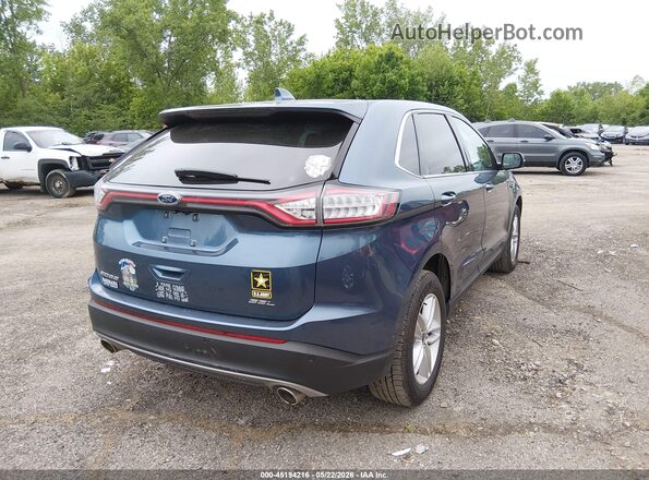 2FMPK3J81JBC54794 2018 FORD EDGE Blue Вид спереду