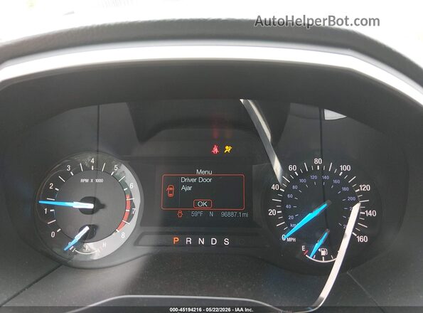 2FMPK3J81JBC54794 2018 FORD EDGE Blue Вид задньої частини салону