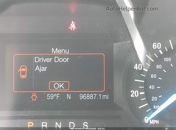 2FMPK3J81JBC54794 2018 FORD EDGE Blue 