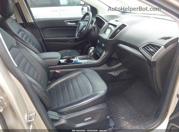 2FMPK3J83JBC44008 2018 FORD EDGE Champagne Widok wnętrza z przodu