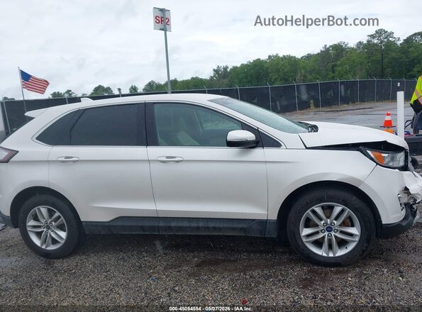 2FMPK3J86HBC40822 2017 FORD EDGE White Vista interior trasera