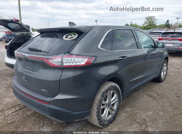 2FMPK3J87HBC35368 2017 FORD EDGE Gray Tył prawy