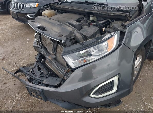 2FMPK3J87HBC35368 2017 FORD EDGE Gray Widok z przodu