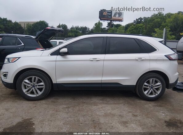 2FMPK3J89JBB13021 2018 FORD EDGE Белый Вид задней части салона