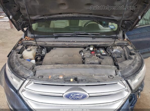 2FMPK3J8XHBB42649 2017 FORD EDGE Blue უკანა ხედი