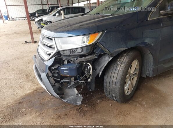 2FMPK3J8XHBB42649 2017 FORD EDGE Blue წინა ხედი