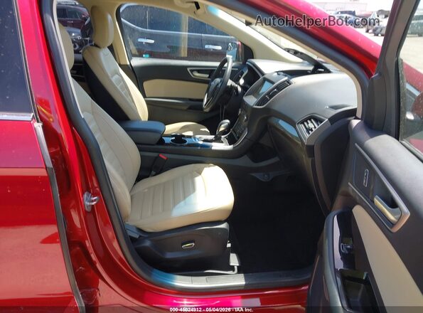 2FMPK3J8XJBB38879 2018 FORD EDGE Red Front interior view