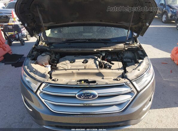 2FMPK3J90HBC28531 2017 FORD EDGE Gray Вид ззаду