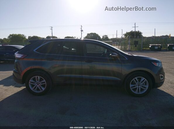 2FMPK3J90HBC28531 2017 FORD EDGE Gray Вид задньої частини салону