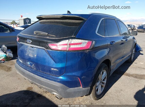 2FMPK3J90LBB48414 2020 FORD EDGE Blue Задня права чверть