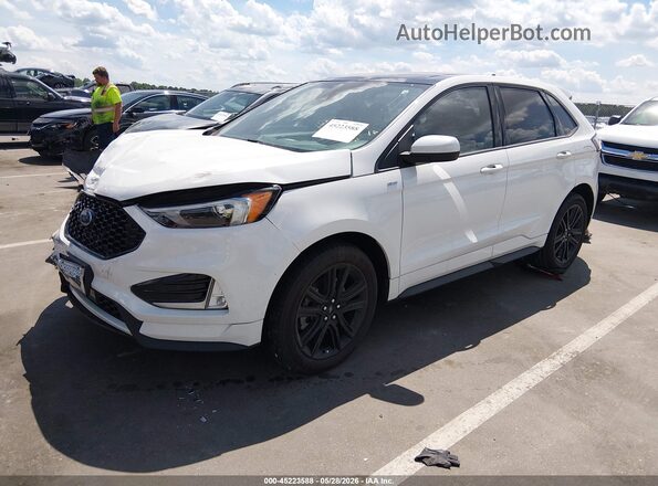 2FMPK3J90MBA57094 2021 FORD EDGE Белый Передняя левая четверть