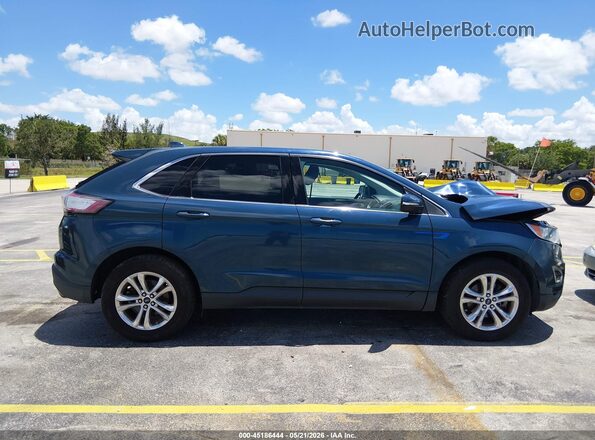 2FMPK3J91GBC49743 2016 FORD EDGE Синий Вид задней части салона