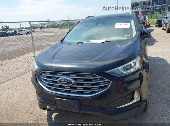 2FMPK3J91LBA44479 2020 FORD EDGE Black Instrument cluster view