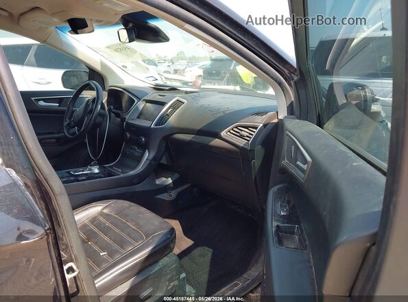 2FMPK3J91LBA44479 2020 FORD EDGE Black Front interior view