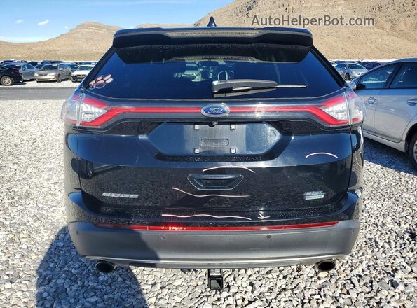 2FMPK3J92JBB04573 2018 FORD EDGE Black Widok z tyłu