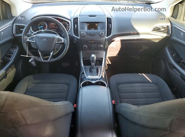 2FMPK3J92JBB04573 2018 FORD EDGE Black Widok deski rozdzielczej