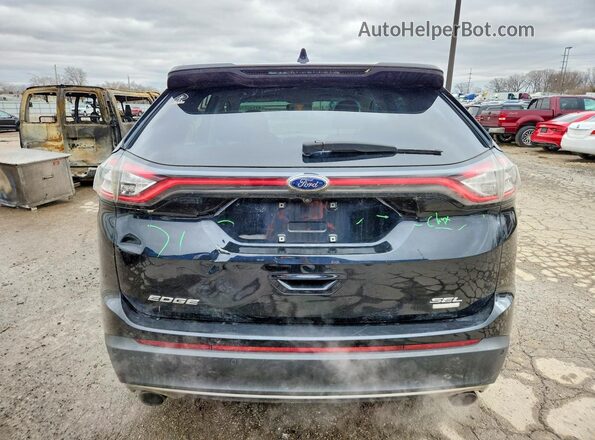 2FMPK3J92JBC27788 2018 FORD EDGE Black Vista trasera