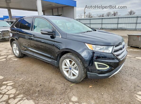 2FMPK3J92JBC27788 2018 FORD EDGE Black Delantero derecho