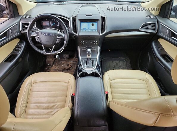 2FMPK3J92JBC27788 2018 FORD EDGE Black Vista del salpicadero