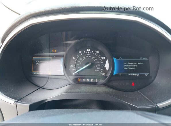 2FMPK3J92MBA08544 2021 FORD EDGE Темно-бордовый Вид задних сидений