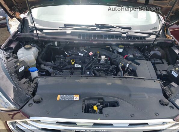 2FMPK3J92MBA08544 2021 FORD EDGE Темно-бордовый Вид сзади