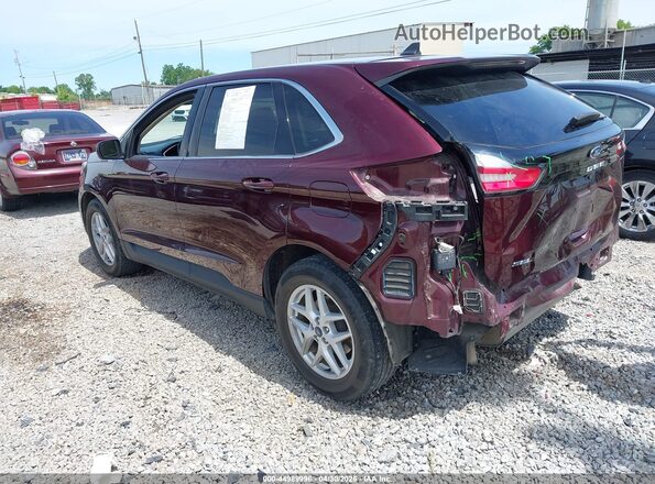 2FMPK3J92MBA08544 2021 FORD EDGE Темно-бордовый Задняя левая четверть