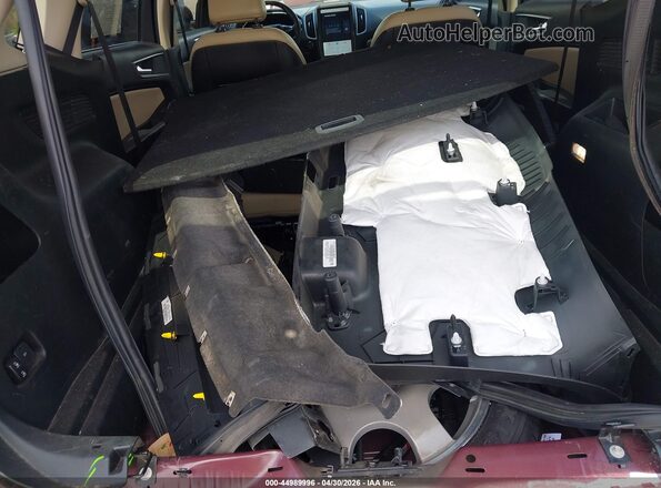 2FMPK3J92MBA08544 2021 FORD EDGE Темно-бордовый Вид щитка приборов
