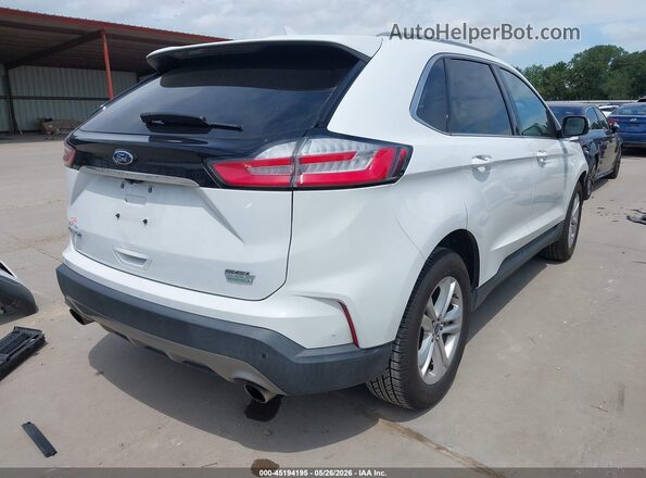 2FMPK3J93KBB56831 2019 FORD EDGE White Trasero derecho