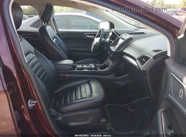 2FMPK3J93LBA73983 2020 FORD EDGE Maroon წინა სალონის ხედი