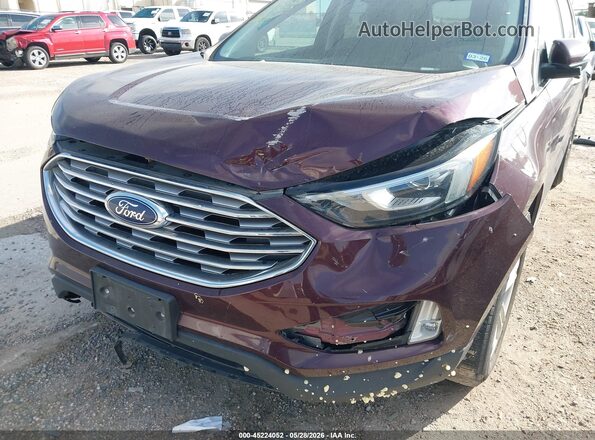 2FMPK3J93LBA73983 2020 FORD EDGE Maroon წინა ხედი