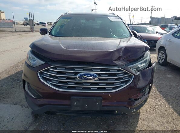 2FMPK3J93LBA73983 2020 FORD EDGE Maroon უკანა სალონის ხედი