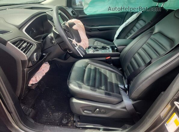 2FMPK3J93LBB08442 2020 FORD EDGE Gray Widok wnętrza z przodu