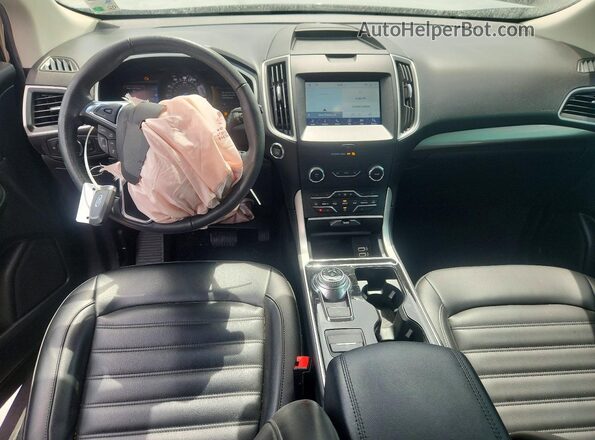 2FMPK3J93LBB08442 2020 FORD EDGE Gray Widok deski rozdzielczej
