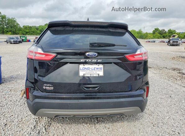 2FMPK3J93MBA27314 2021 FORD EDGE Черный Вид сзади