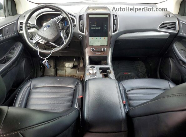 2FMPK3J93MBA27314 2021 FORD EDGE Черный Вид панели приборов