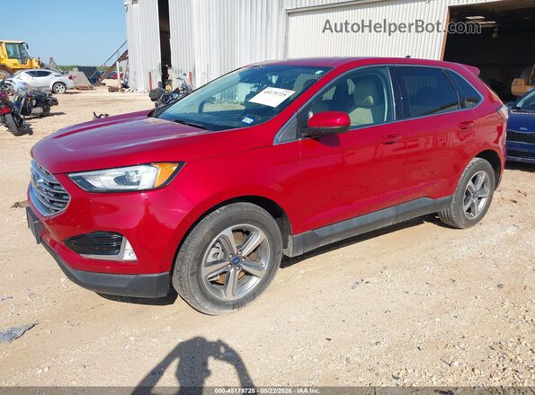 2FMPK3J93MBA62824 2021 FORD EDGE Red Передня ліва чверть