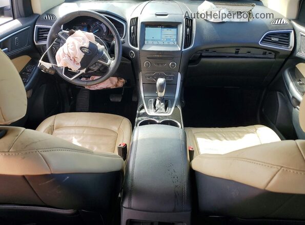 2FMPK3J95GBC53052 2016 FORD EDGE White Widok deski rozdzielczej