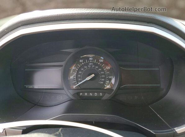 2FMPK3J95GBC53052 2016 FORD EDGE White Widok zestawu wskaźników
