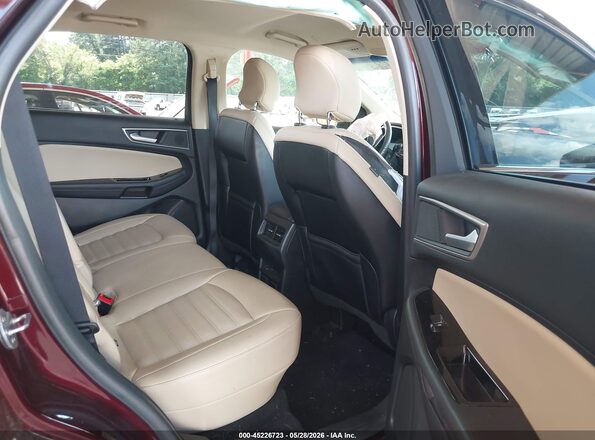 2FMPK3J95KBB36533 2019 FORD EDGE Burgundy VIN კოდის სტიკერის ხედი
