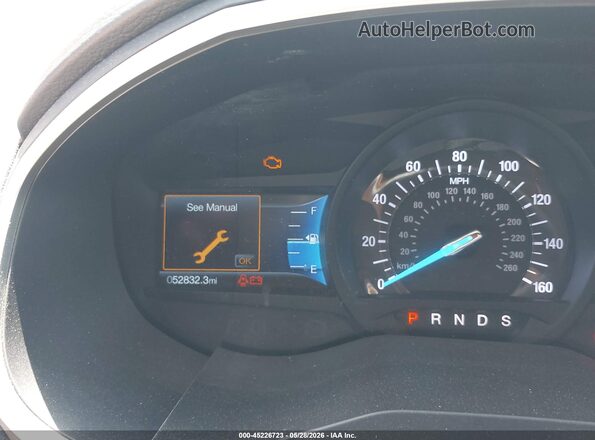 2FMPK3J95KBB36533 2019 FORD EDGE Burgundy უკანა სავარძლების ხედი