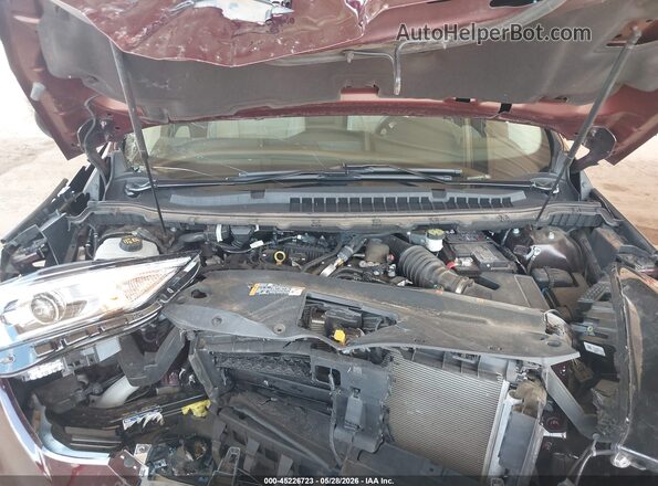 2FMPK3J95KBB36533 2019 FORD EDGE Burgundy უკანა ხედი