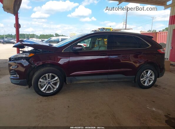 2FMPK3J95KBB36533 2019 FORD EDGE Burgundy სალონის 360-გრადუსიანი ხედი