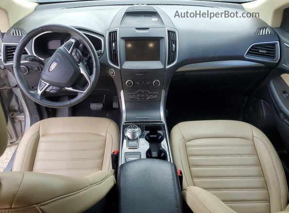 2FMPK3J95LBB59599 2020 FORD EDGE Silver Dashboard view