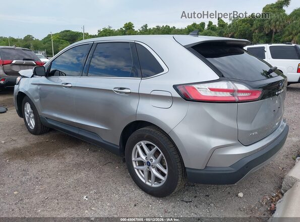 2FMPK3J95MBA03015 2021 FORD EDGE Silver Задня ліва чверть