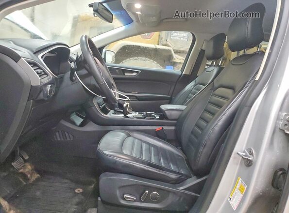 2FMPK3J96JBC00013 2018 FORD EDGE Silver წინა სალონის ხედი