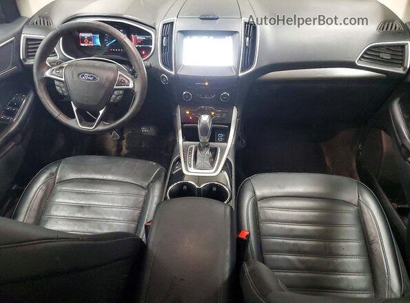 2FMPK3J96JBC00013 2018 FORD EDGE Silver წინა პანელის ხედი