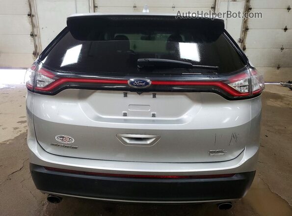 2FMPK3J96JBC00013 2018 FORD EDGE Silver უკანა ხედი